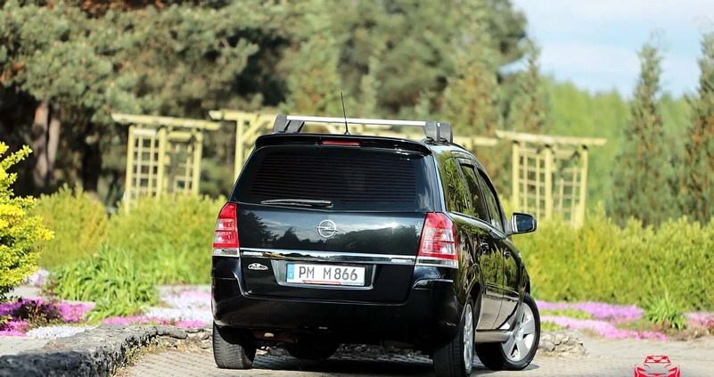 Opel Zafira cena 23999 przebieg: 186000, rok produkcji 2012 z Pińczów małe 704